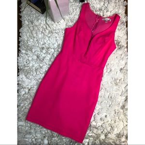 Hot pink mini dress!